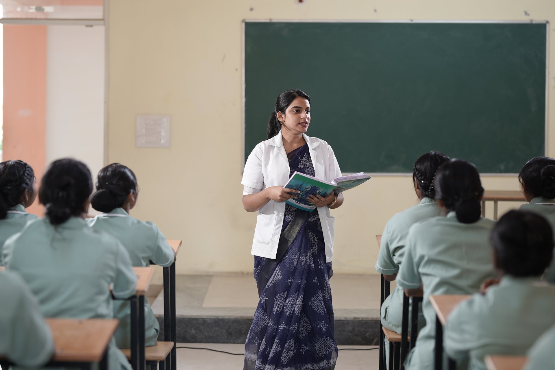 Nursing students in classroom